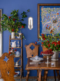 MATCH Pewter Wall Sconce Tall Weston Table