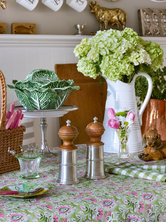 MATCH Pewter Wood & Pewter Salt and Pepper Mill Weston Table