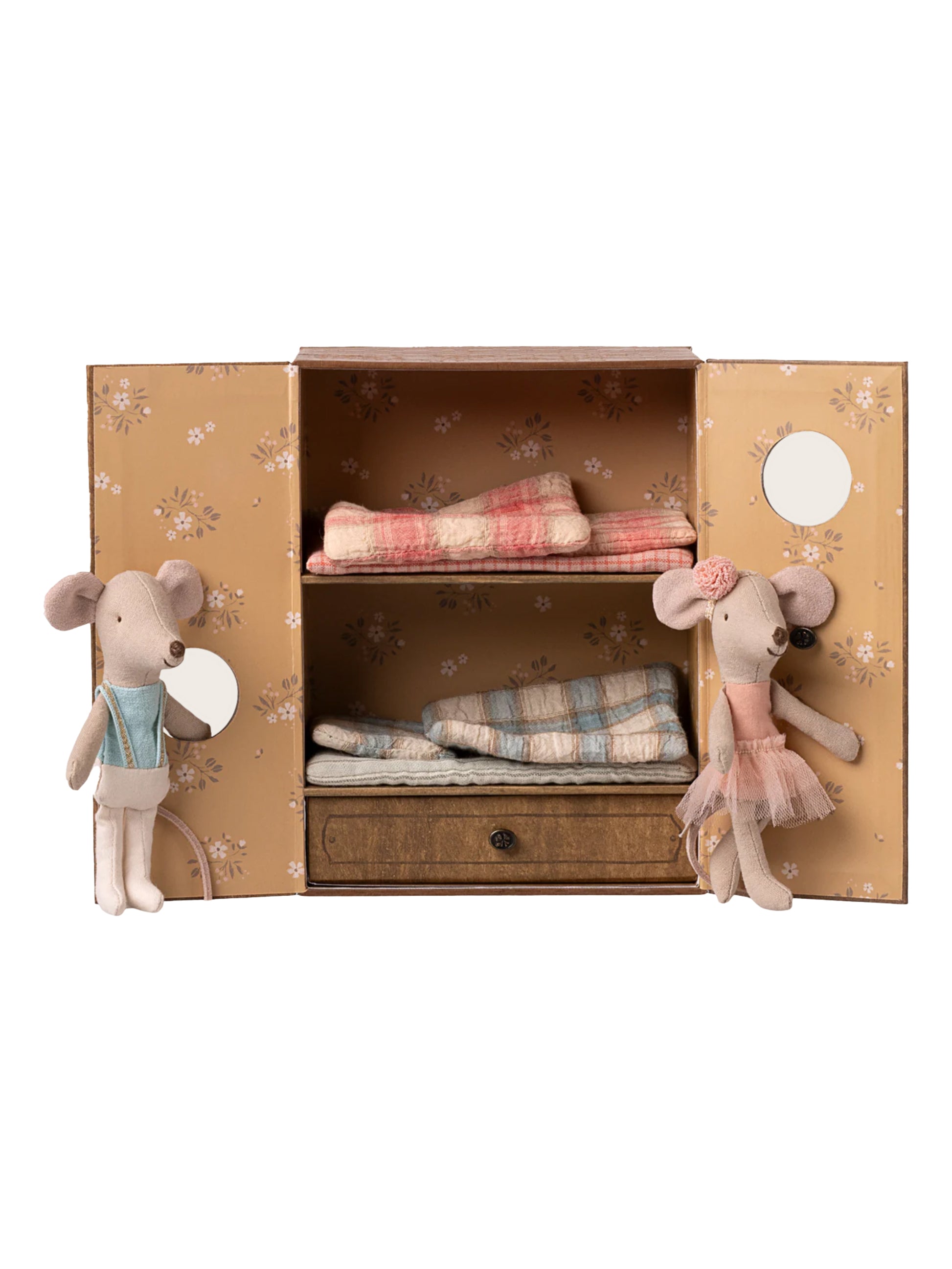 Maileg Ballet Mice in Dance Studio Little Sister and Brother Weston Table