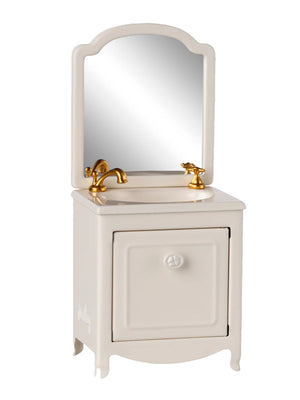  Maileg Sink with Mirror Mouse Off White Weston Table 