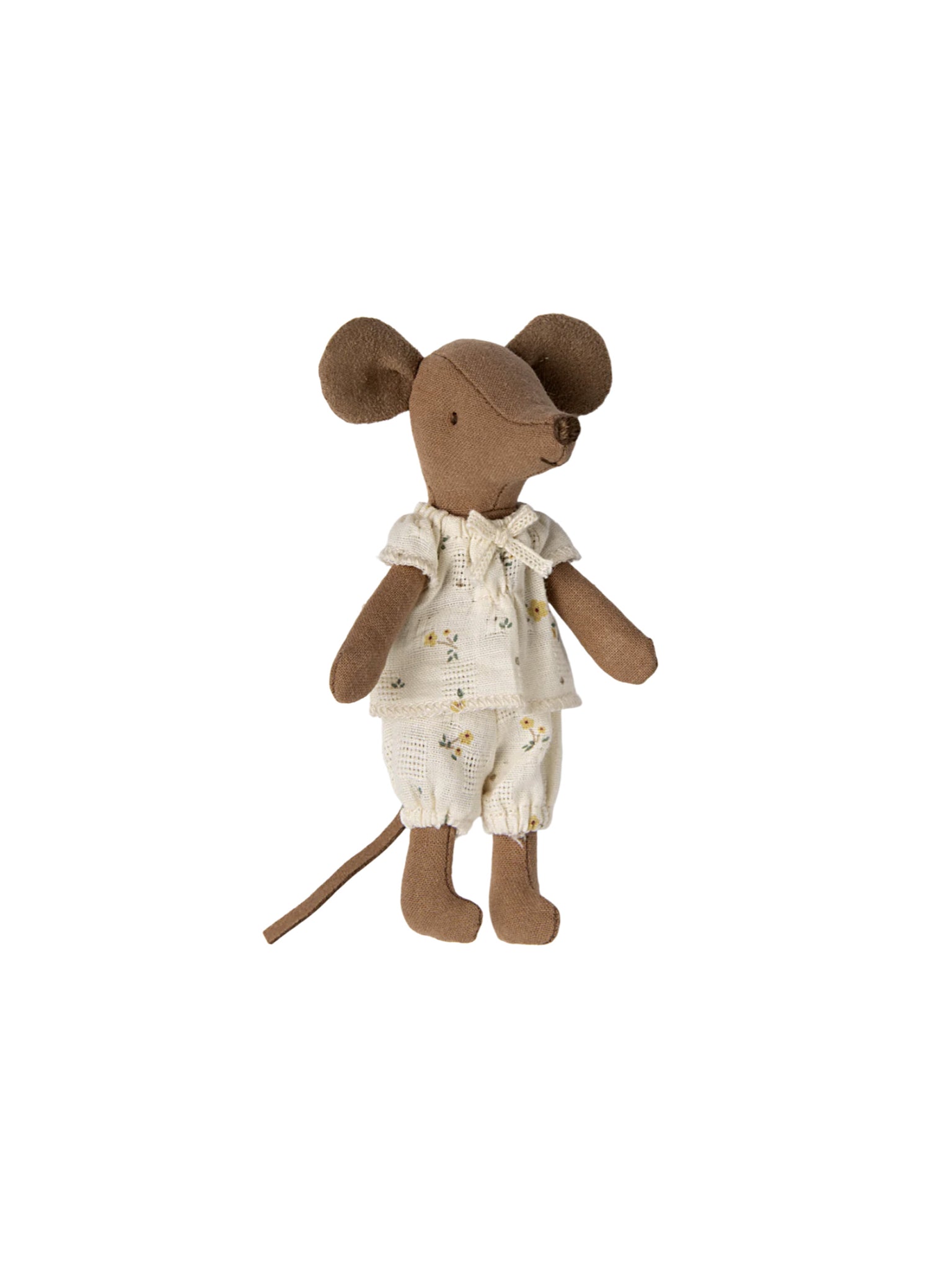 Maileg Big Sister Mouse in Matchbox Pajamas Weston Table