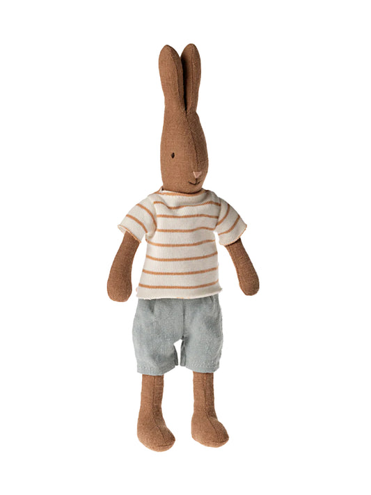 Maileg Brown Rabbit Size 1 with Classic Shirt and Shorts Weston Table