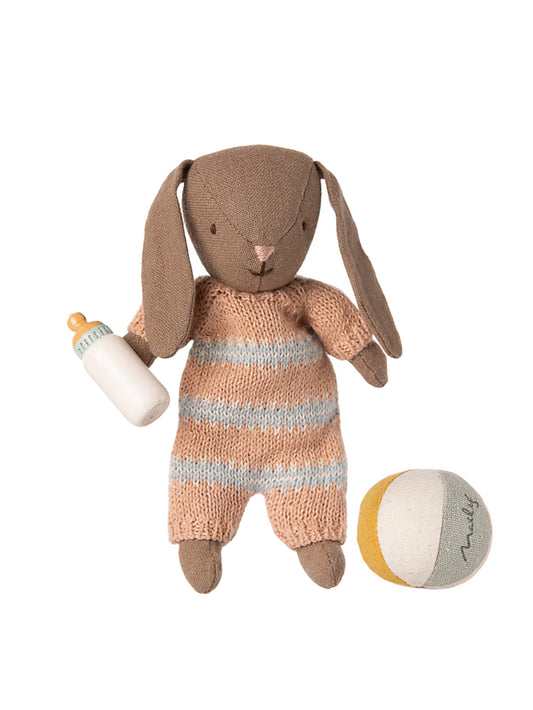 Maileg Bunny Set Micro Brown Dusty Set Weston Table