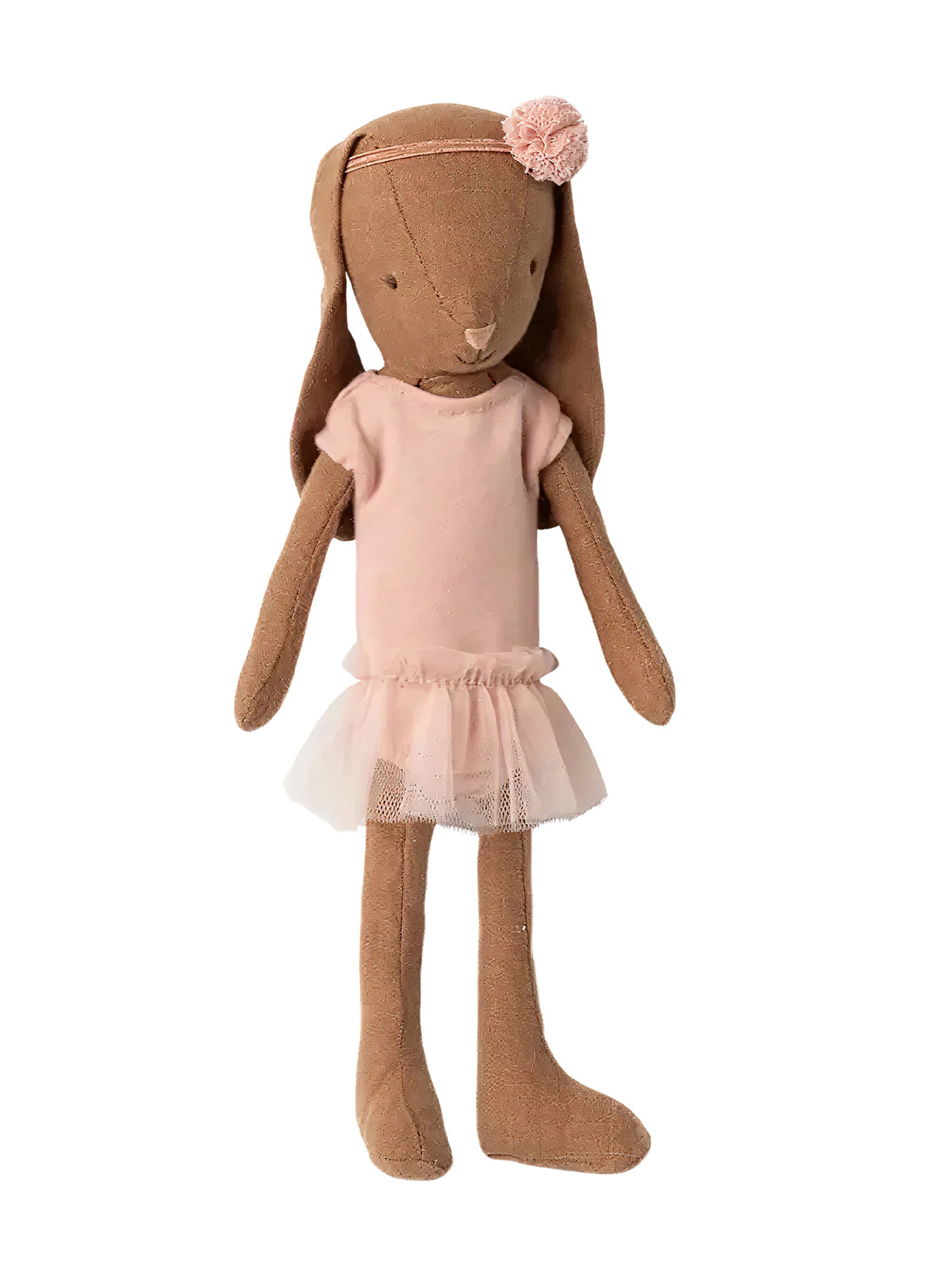 Maileg Bunny Size 1 Chocolate Brown Ballet Suit and Skirt Rose Weston Table