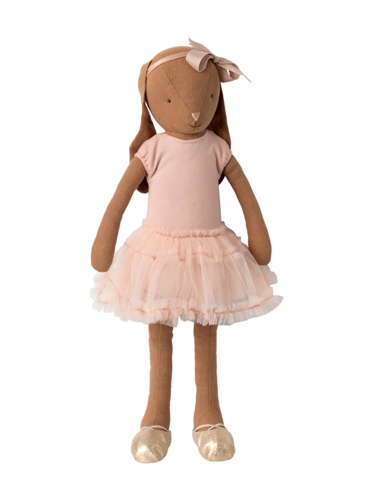 Maileg Bunny Size 3 Chocolate Brown Ballet Suit and Skirt Rose Weston Table