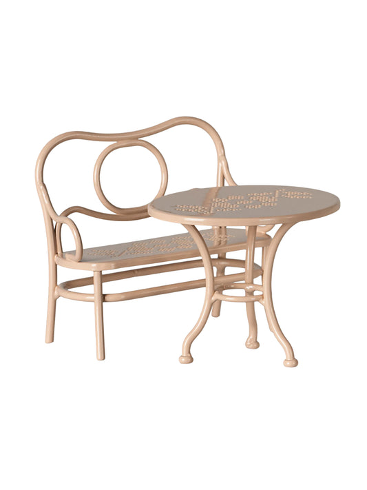 Maileg Mouse Big Cafe Set Pale Pink Weston Table