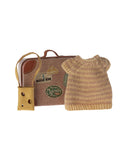 Maileg Big Sister Mouse Knitted Dress and Bag in Suitcase Weston Table