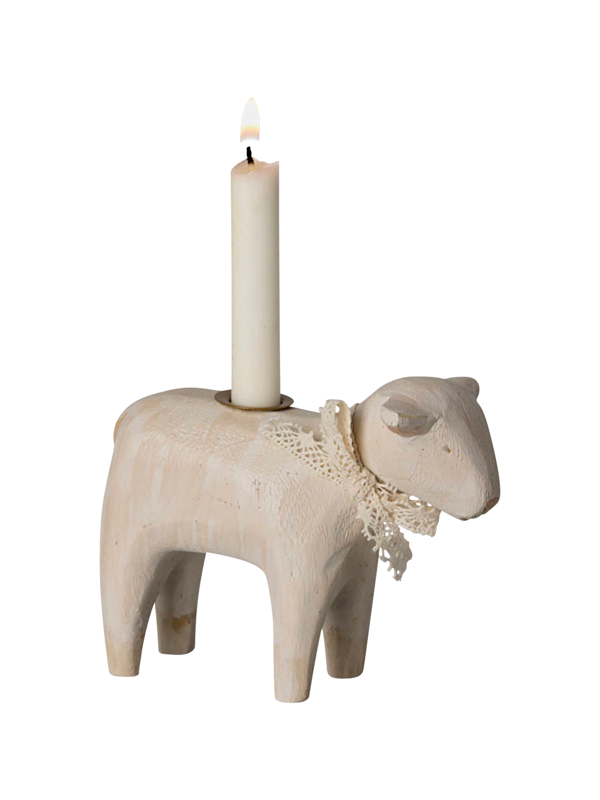 Maileg Lamb Candle Holder Off White Weston Table