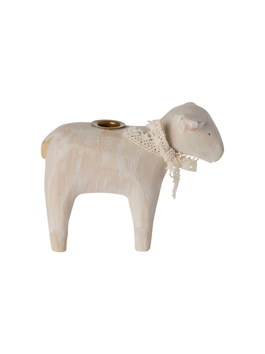 Maileg Lamb Candle Holder Off White Weston Table