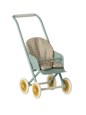  Maileg Micro Stroller Mint 
