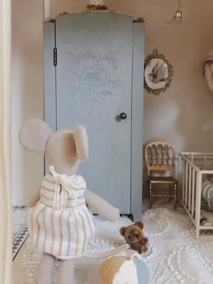 Maileg Miniature Closet Mint Grey Weston Table 