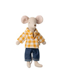 Maileg Dad Mouse Checked Shirt Weston Table