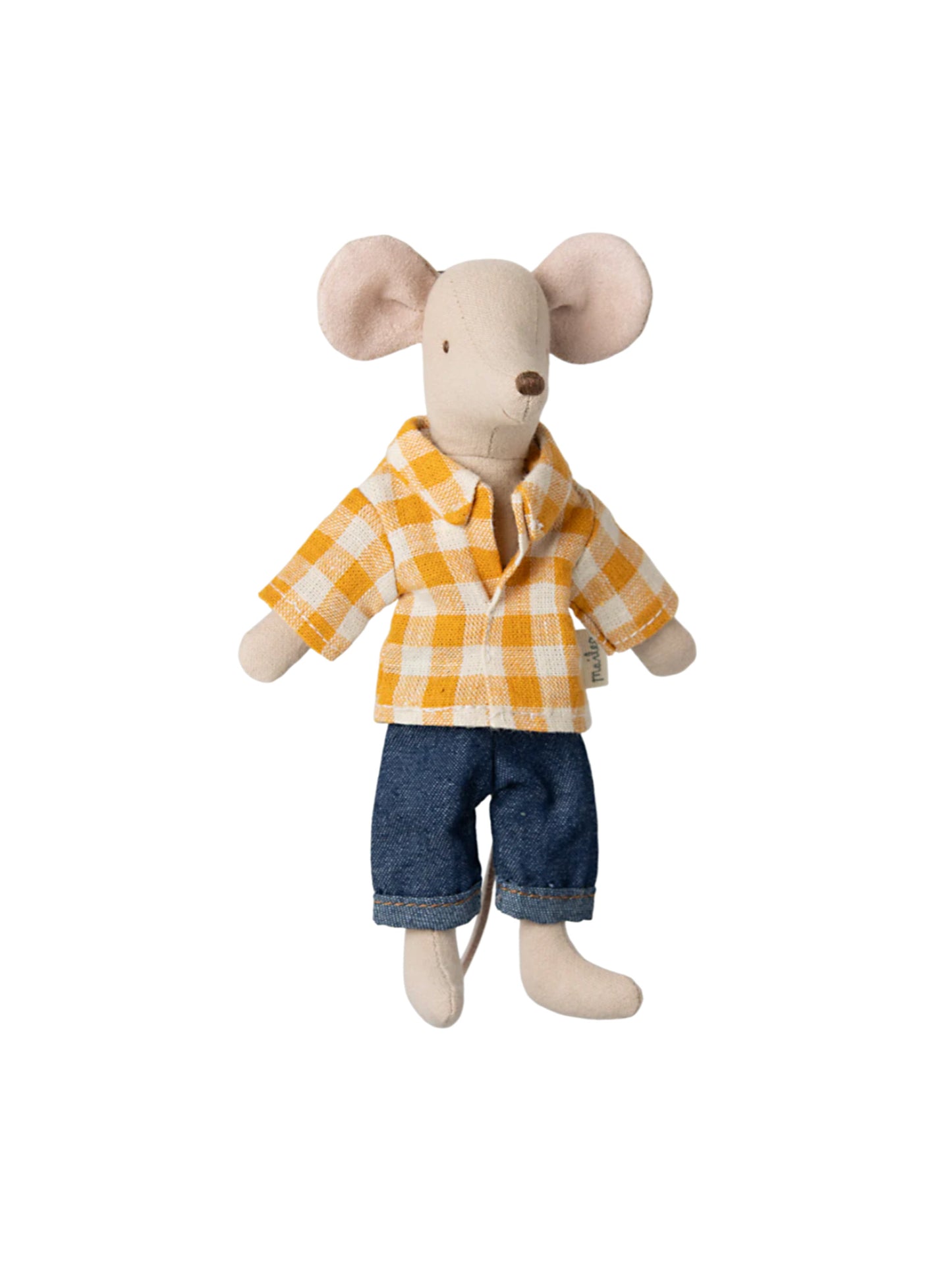 Maileg Dad Mouse Checked Shirt Weston Table