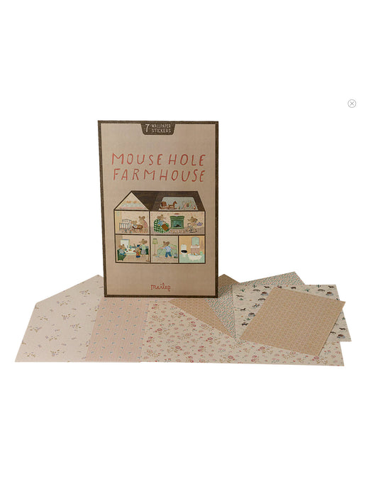 Maileg Mouse Hole Farm Wallpaper Weston Table