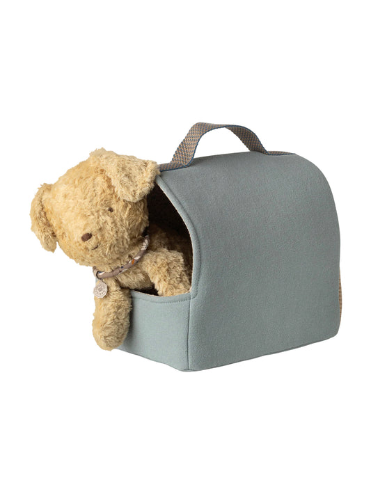 Maileg Pet Carrier Dusty Blue Weston Table