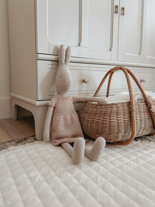 Maileg Rabbit Size 4 with Knitted Dress Weston Table