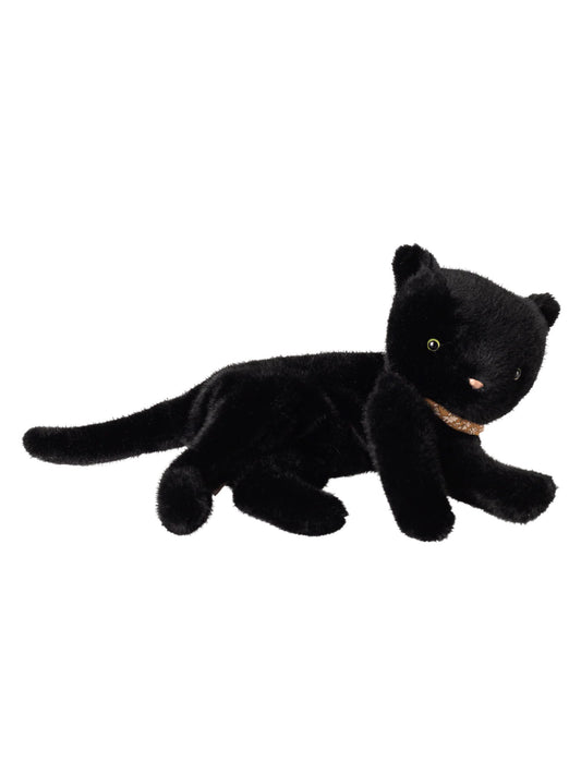 Maileg Sleeping Kitten Plush Medium Black Weston Table