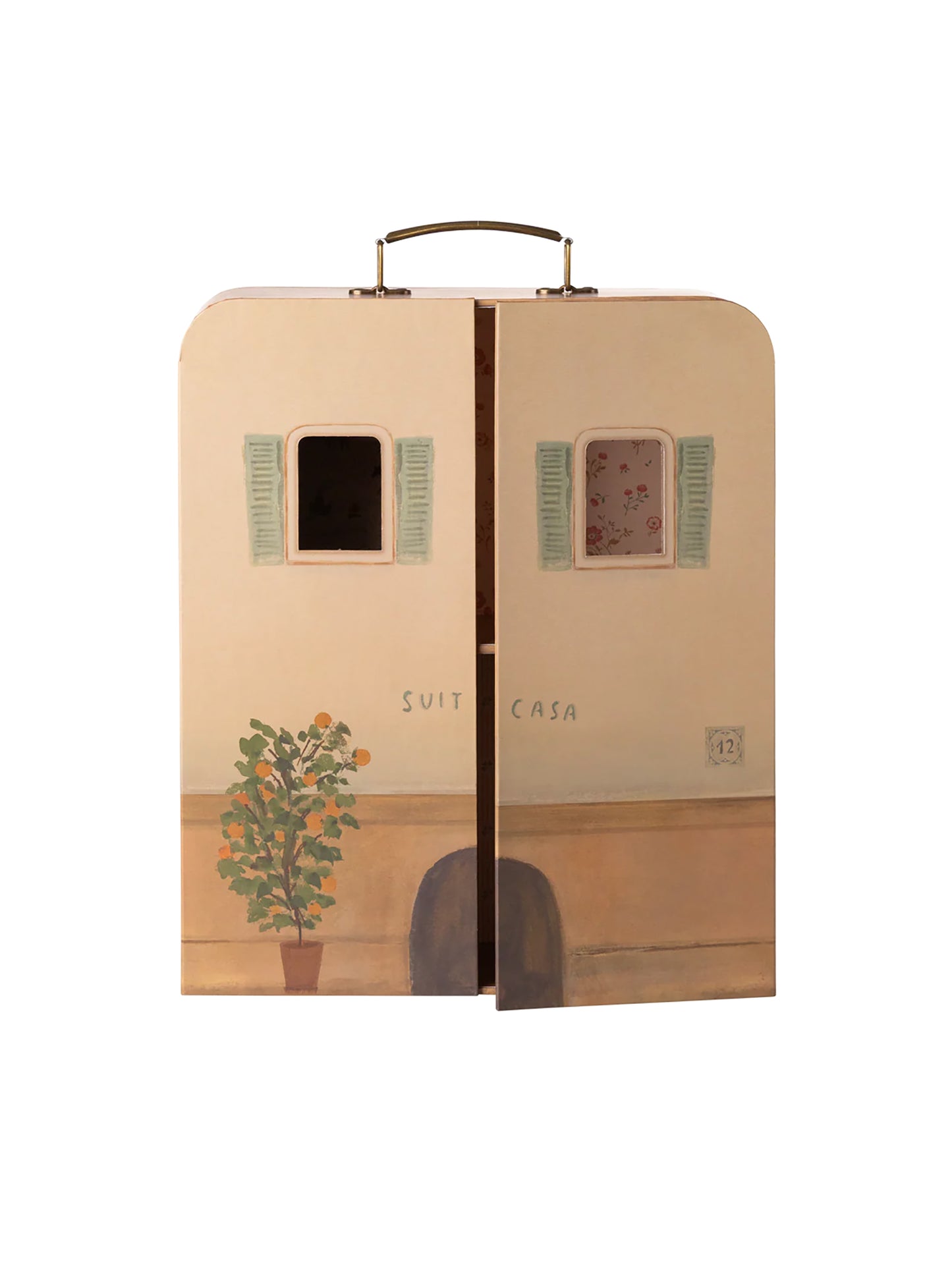 Maileg SuitCasa Little Sister and Brother Mouse Weston Table