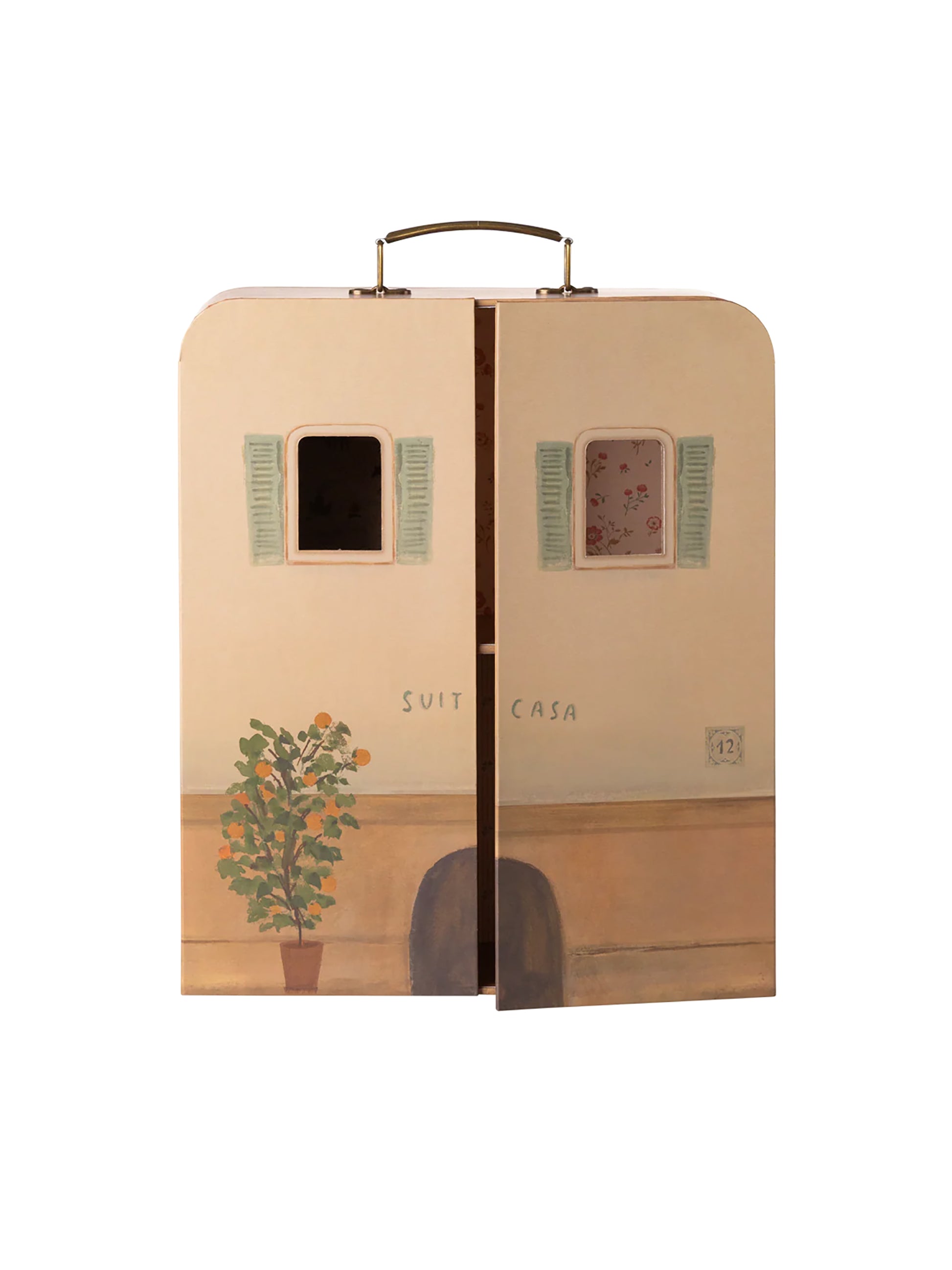 Maileg SuitCasa Little Sister and Brother Mouse Weston Table