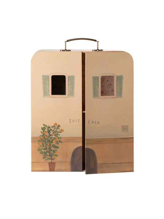 Maileg SuitCasa Little Sister and Brother Mouse Weston Table