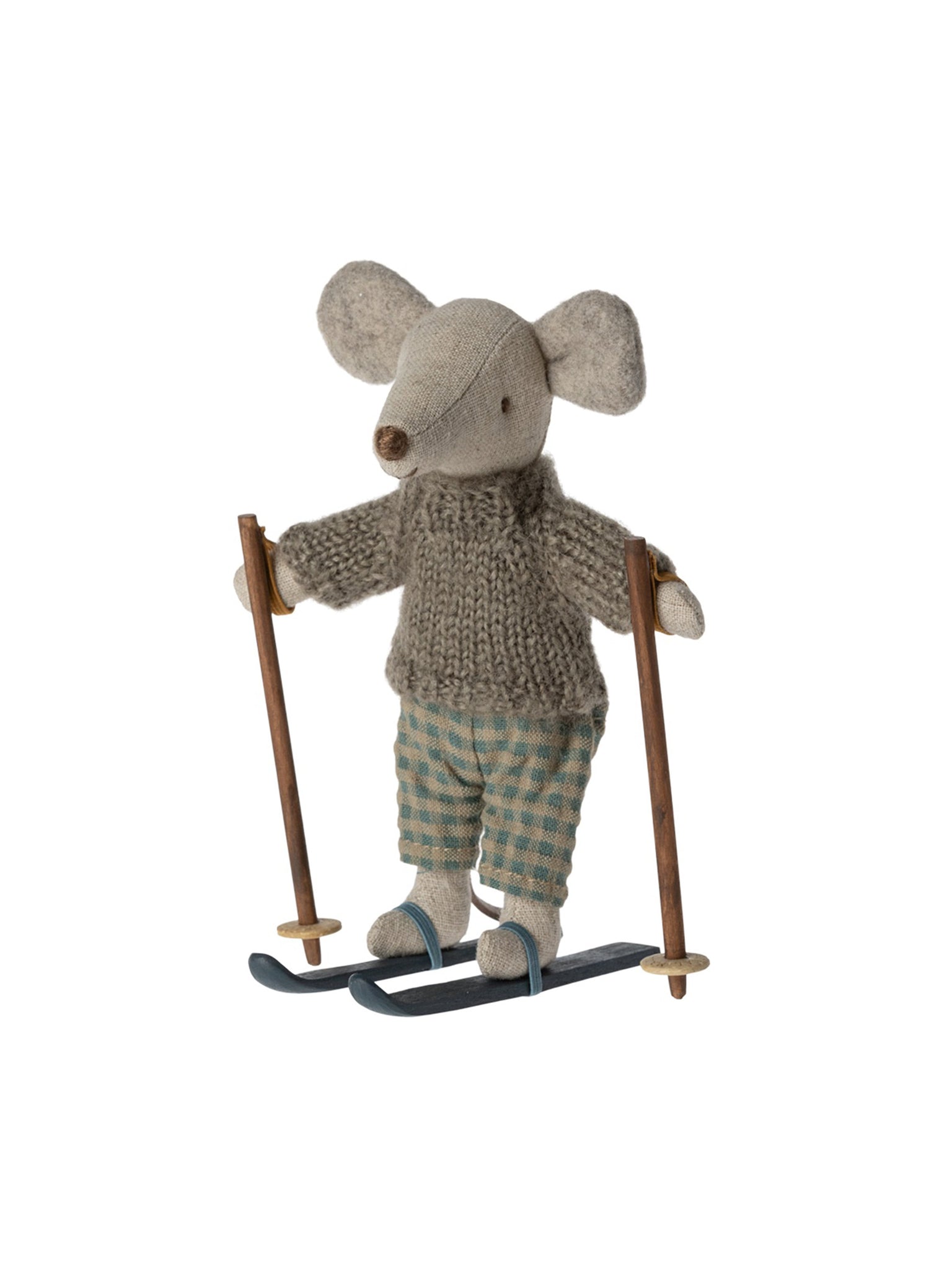 Maileg Winter Mouse Big Brother With Skis Weston Table