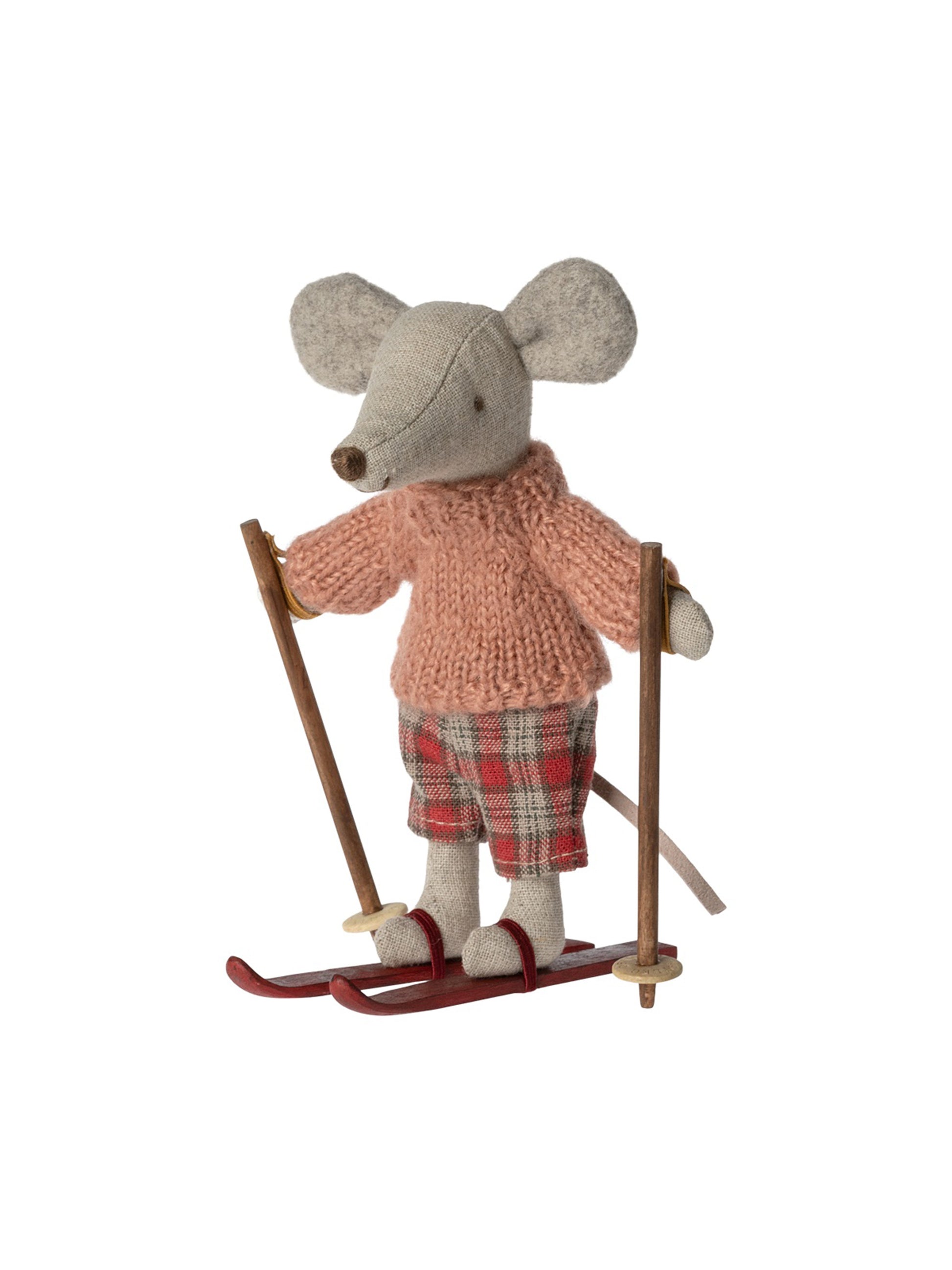 Maileg Winter Mouse Big Sister With Skis Weston Table