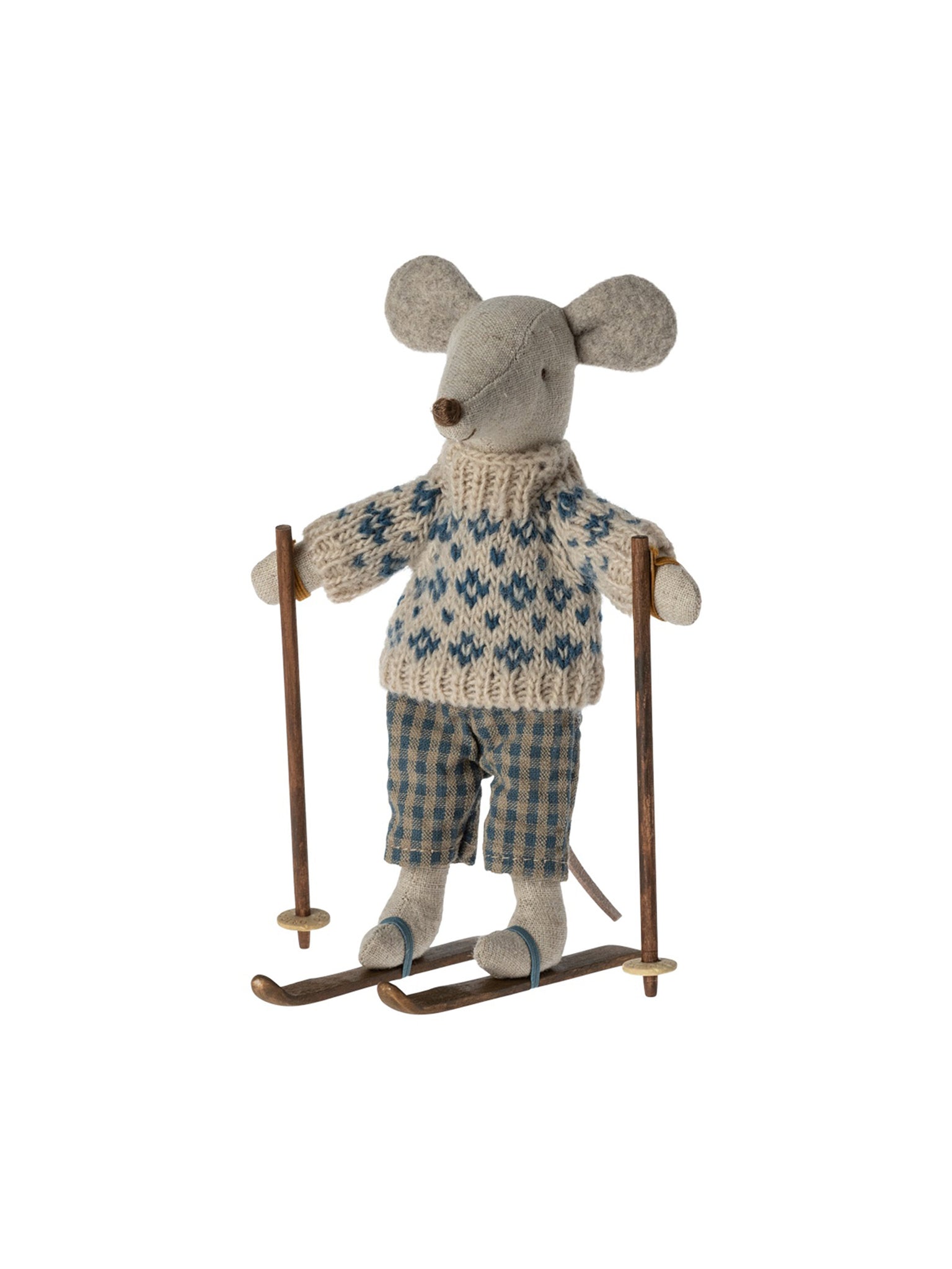 Maileg Winter Mouse Dad With Skis Weston Table