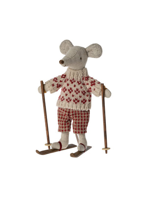  Maileg Winter Mouse Mum With Skis Weston Table 