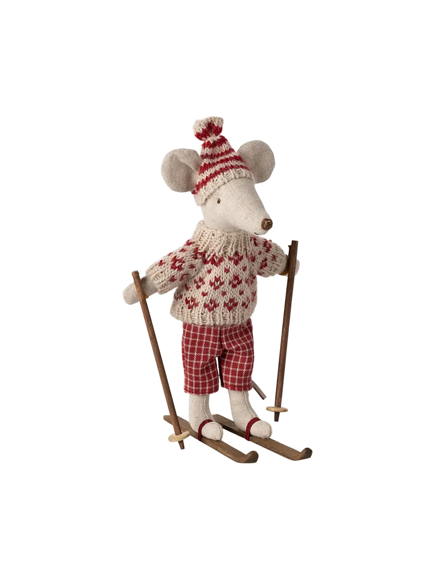 Maileg Winter Mouse Mum with Hat & Skis Weston Table 