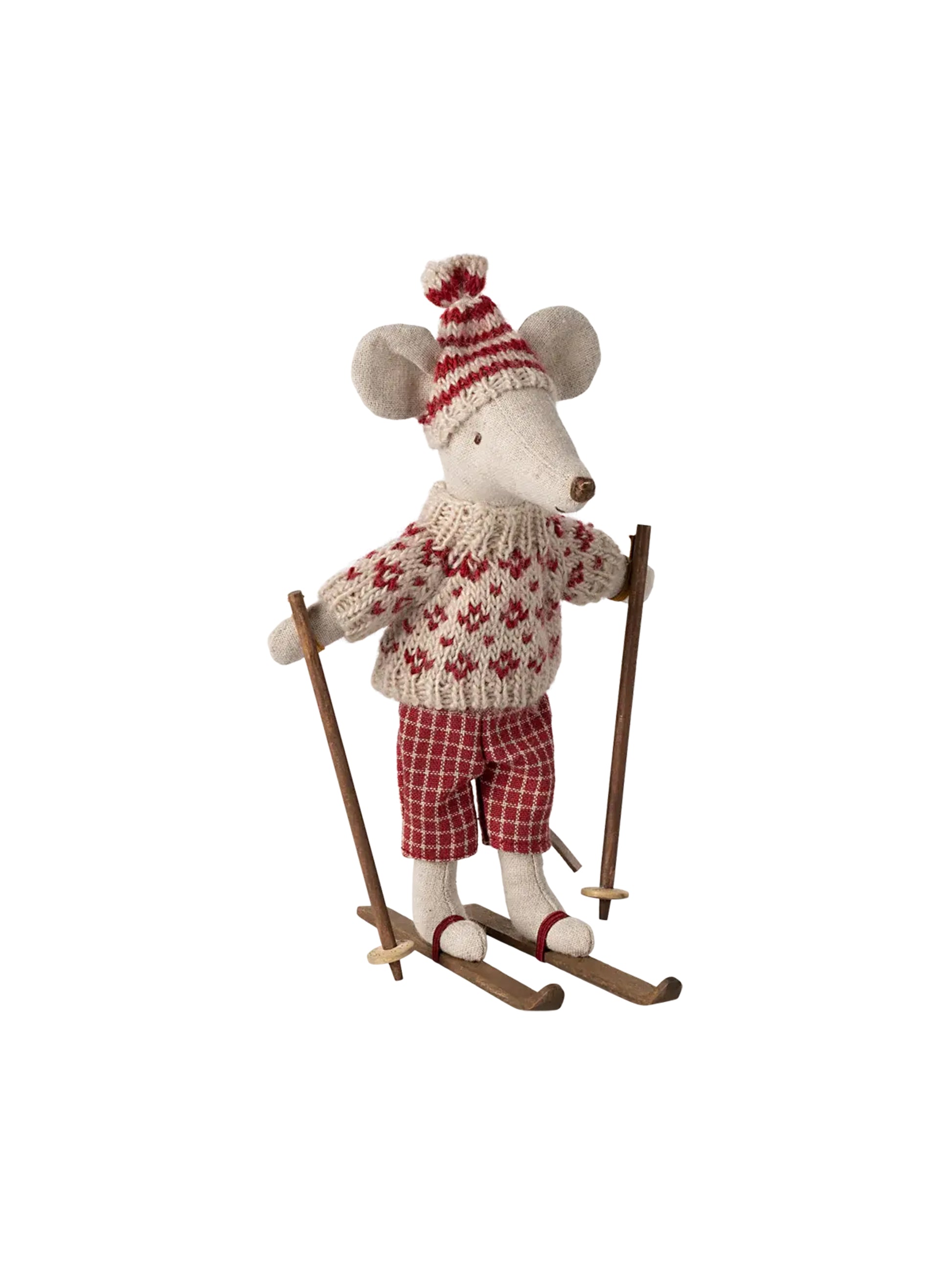 Maileg Winter Mouse Mum with Hat & Skis Weston Table 