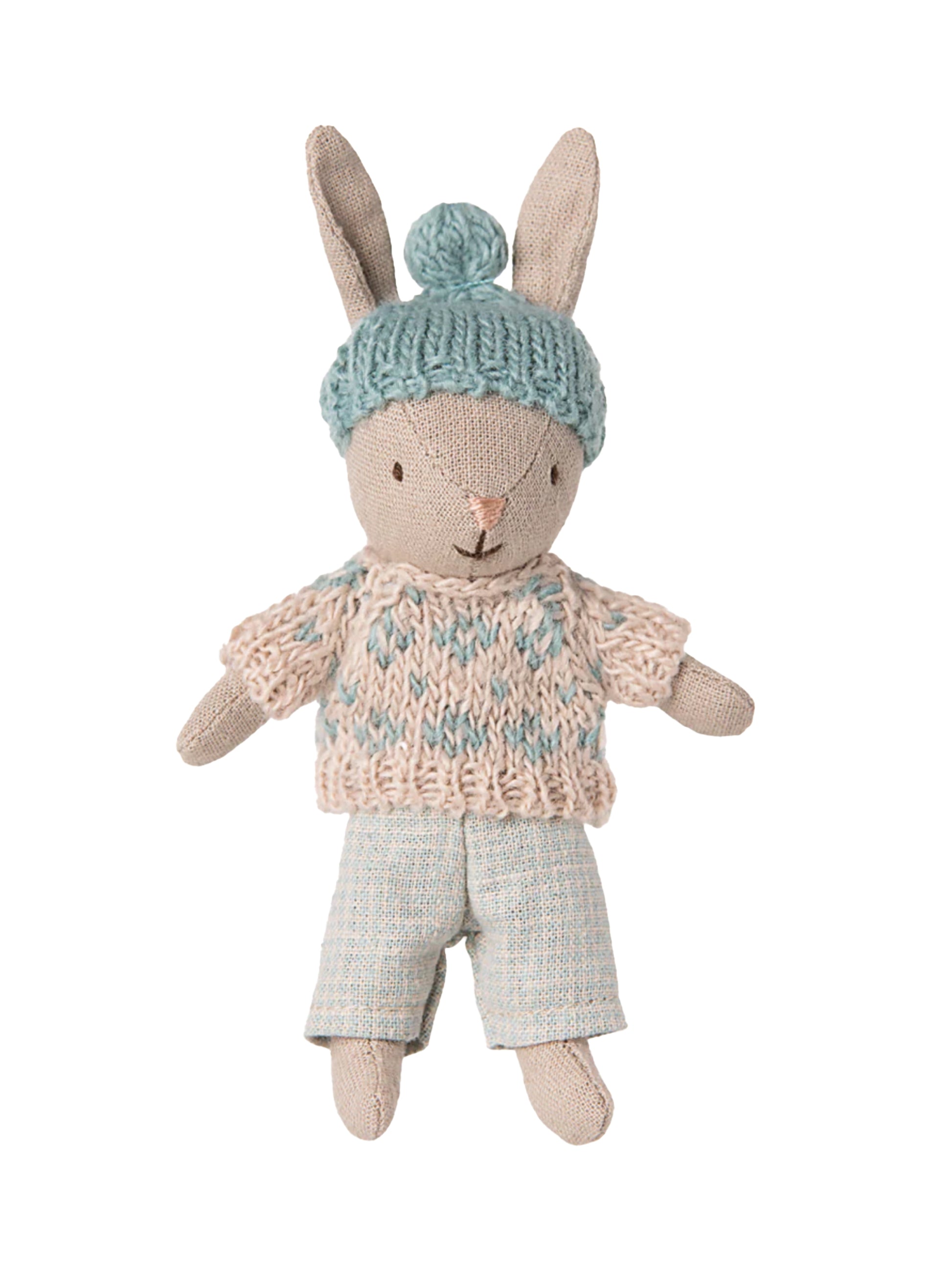 Maileg Winter Rabbit Micro Sand Mint Weston Table