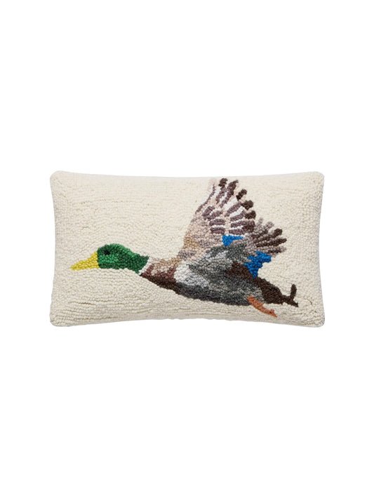 Mallard Flying Hook Pillow Weston Table