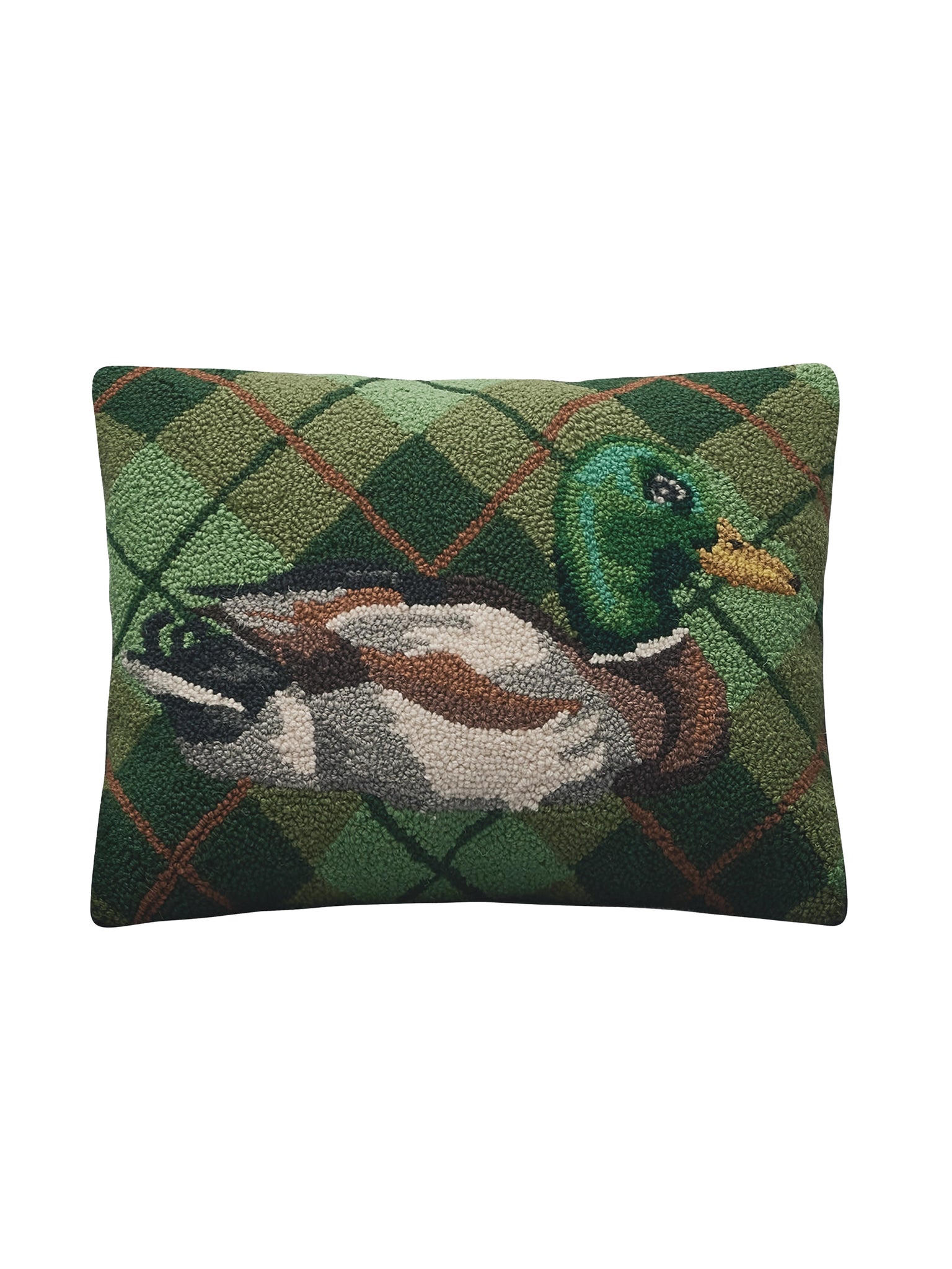 Mallard Plaid Hook Pillow Weston Table
