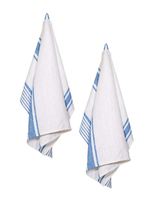 Martha's Vineyard Linen Kitchen Towels Set of Two Weston Table
