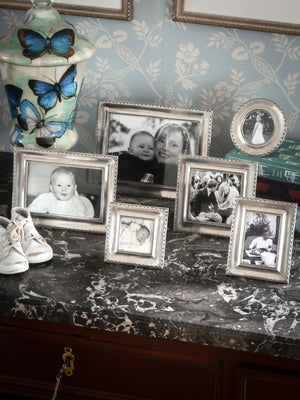  MATCH Pewter Trentino Frame Collection Weston Table 