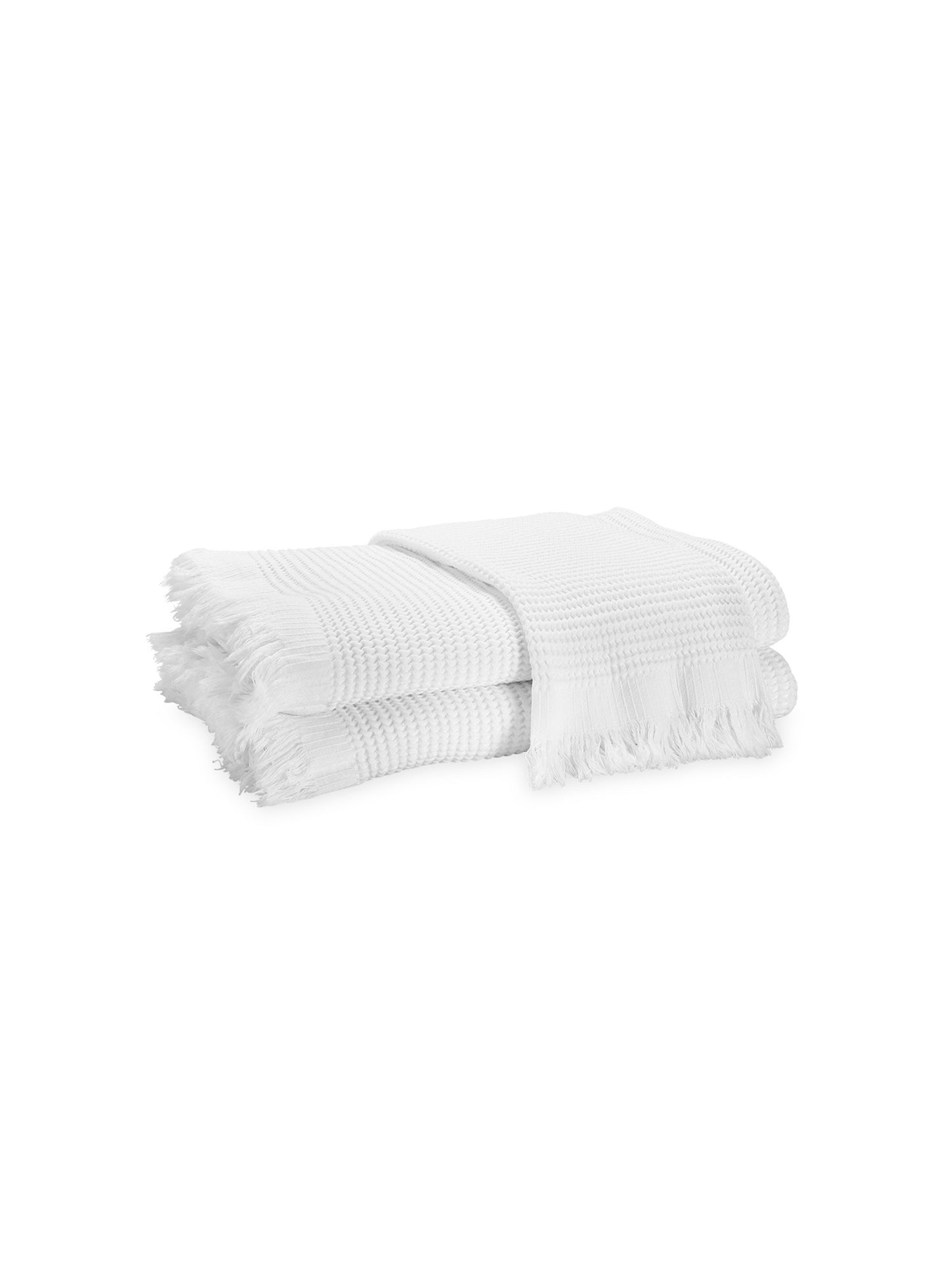 Matouk Kiran Bath Towel White Weston Table