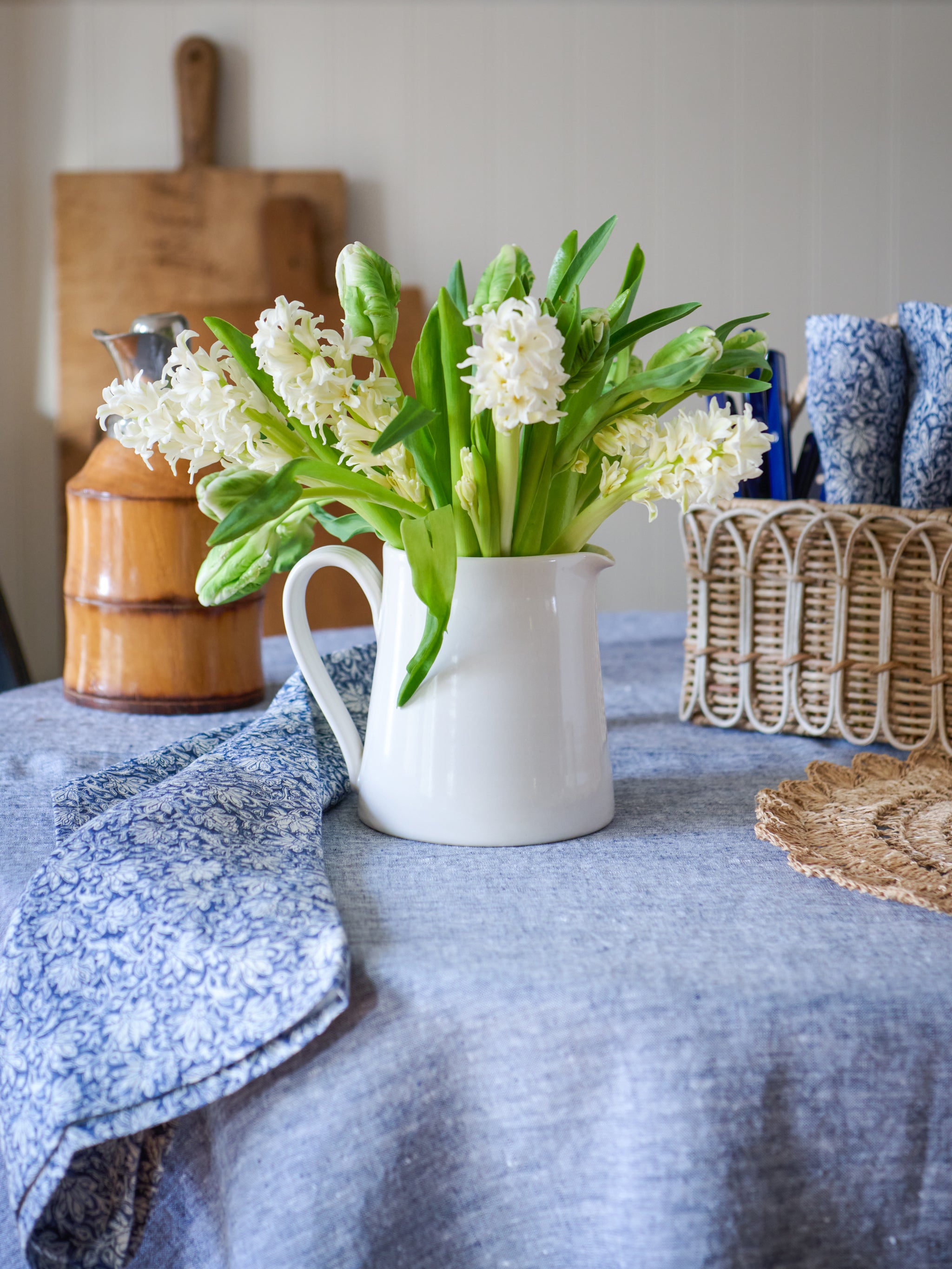 Shop the McQueen Pottery Milk White Pitcher Medium at Weston Table