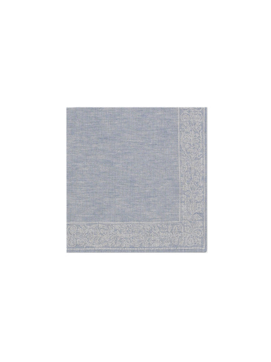 Medici Blue Linen Collection Weston Table