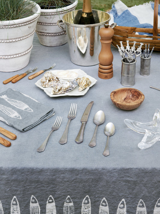 Mepra Vintage Pewter Flatware Weston Table