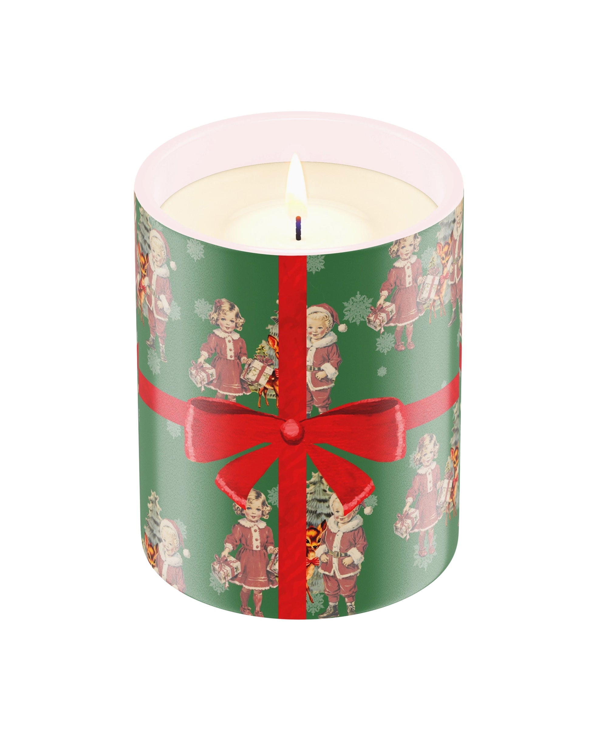 Merry Little Christmas Porcelain Candle Weston Table