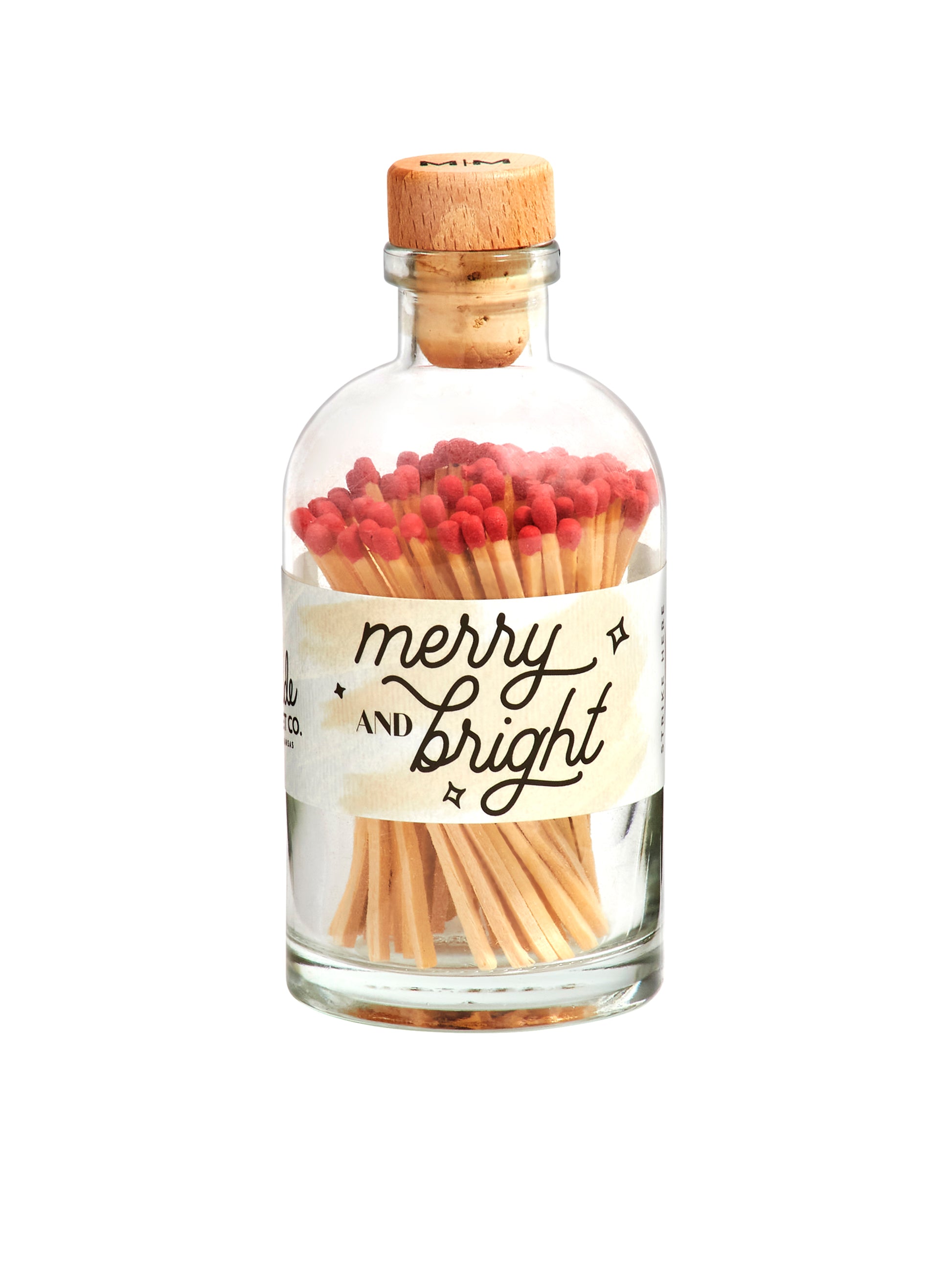 Merry and Bright Red Vintage Apothecary Matches Weston Table