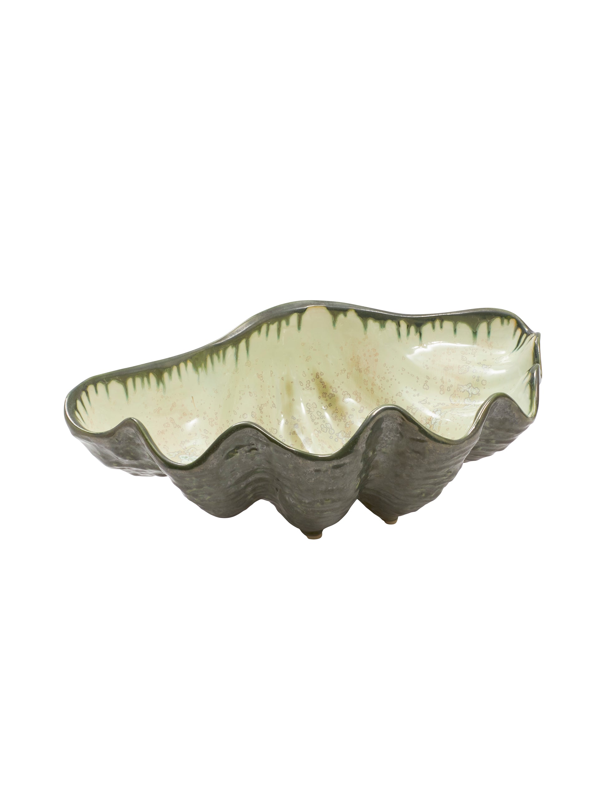 Mint and Charcoal Sea Clam Bowl Large Weston Table