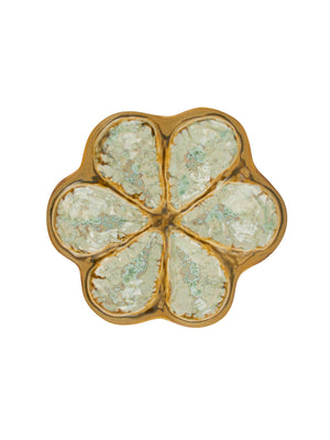  Mint and Tortoise Oyster Plate Weston Table 