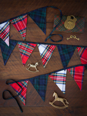  Mixed Tartan Flag Bunting Weston Table 