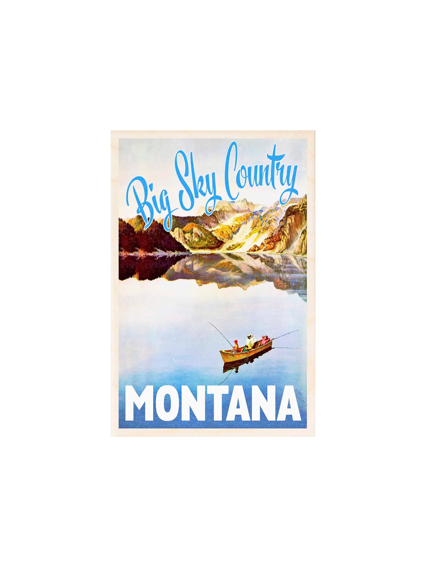 Montana Big Sky Wooden Magnet Weston Table