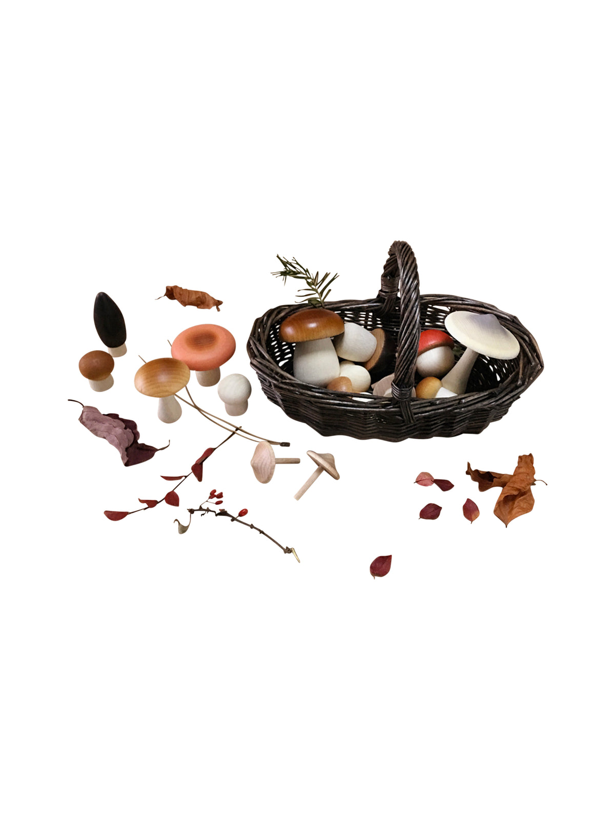 Moon Picnic Forest Mushrooms and Foraging Dark Basket Weston Table