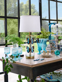 Morpho Godarti Butterfly Lamp Weston Table