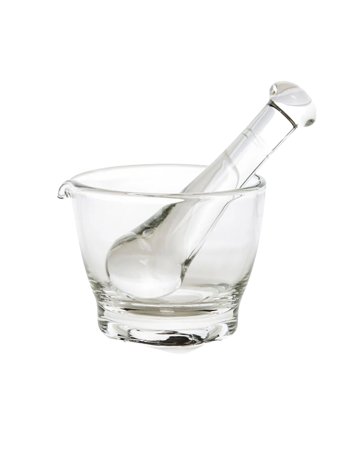 Mosser Glass Crystal Mortar & Pestle 8 Ounces Weston Table