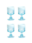 Mosser Glass Eye Winker Goblet Set Weston Table