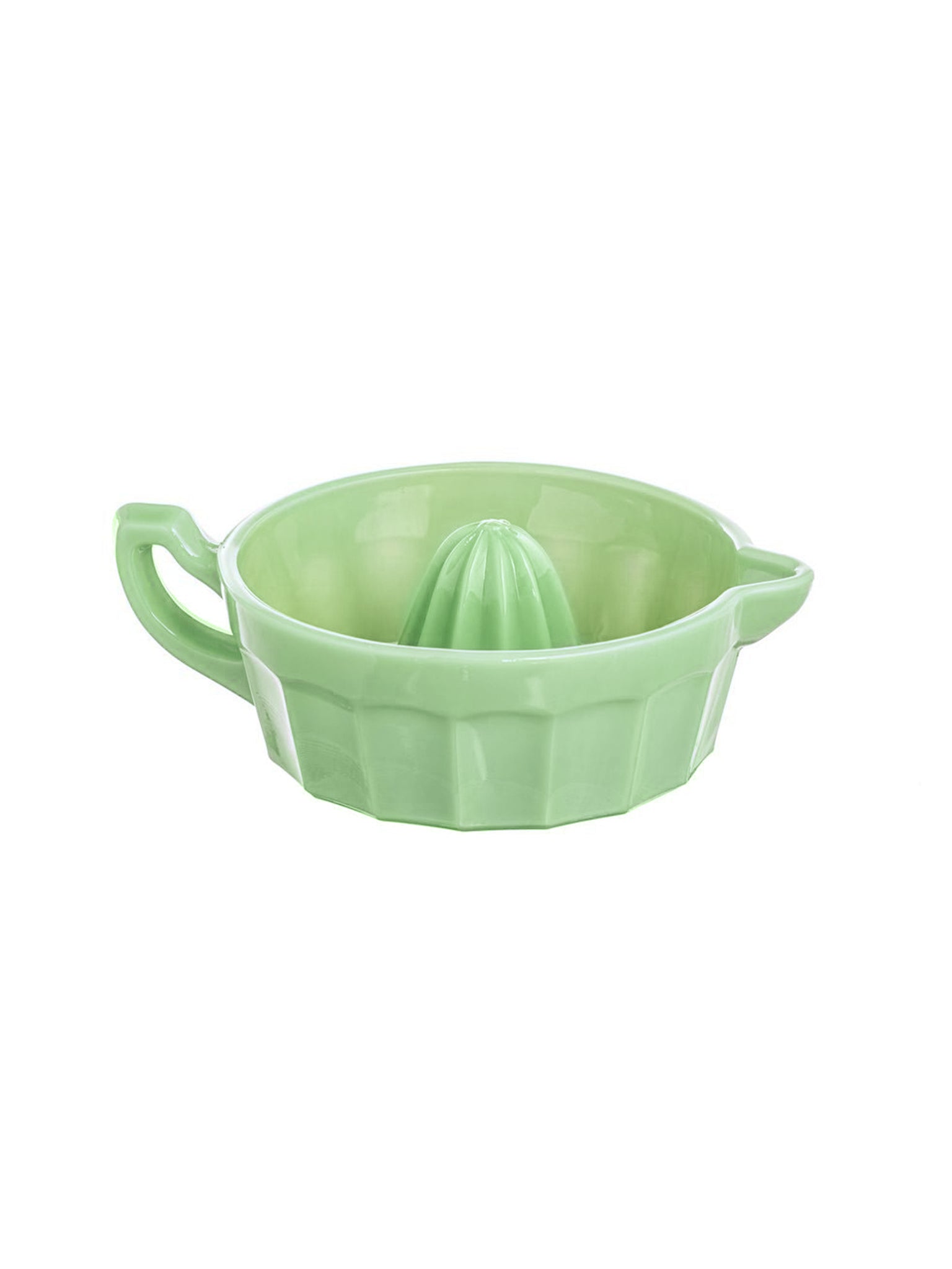 Mosser Glass Juice Reamer Jade Weston Table